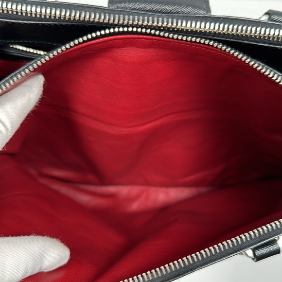 RARE Authentic PRADA Studded Saffiano Leather 2 Way Tote- Large - Picture 15 of 16